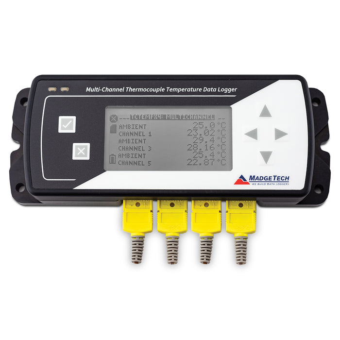 MadgeTech TCTempX4LCD Four Channel Temperature Datalogger - anaum.sa