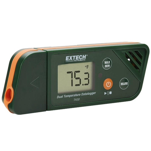 Extech TH30: USB Dual Temperature Datalogger - anaum.sa